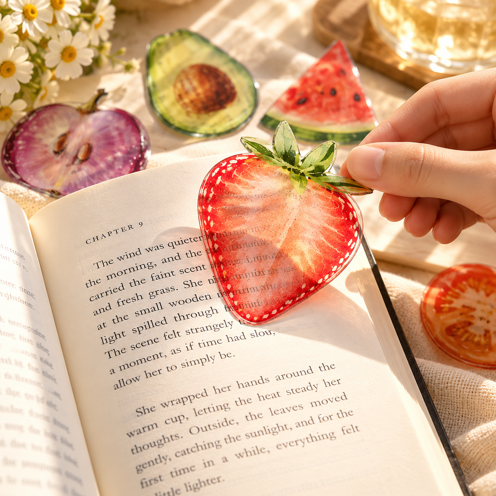 Transparent Acrylic Reading Bookmarks