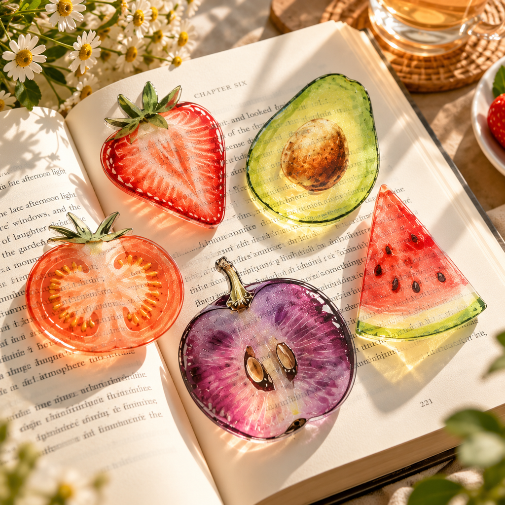 Transparent Acrylic Reading Bookmarks